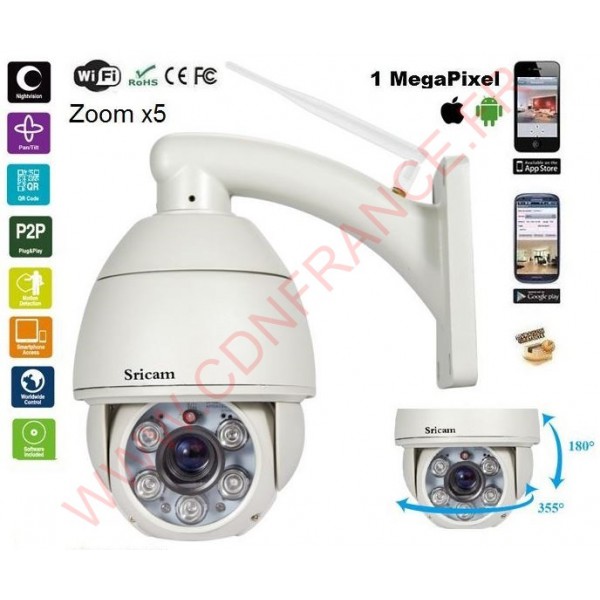 Camera surveillance wifi exterieur