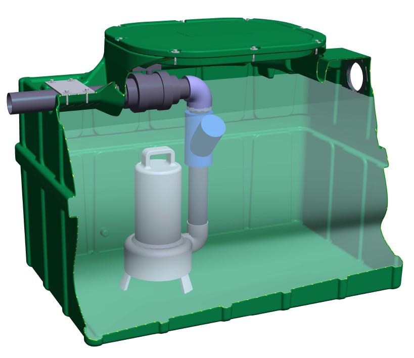 Pompe de relevage wc