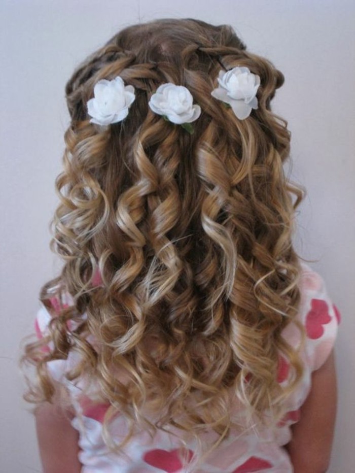 Coiffure fille mariage