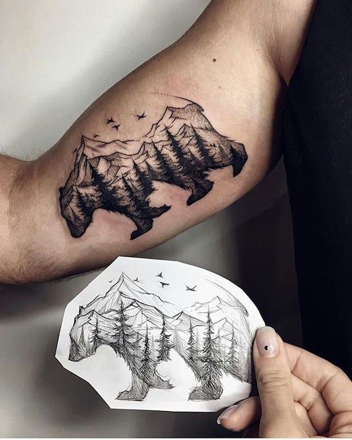 Dessin tatoo homme