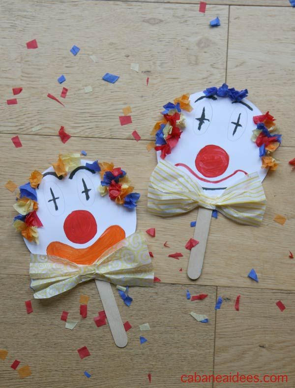 Activité manuelle carnaval maternelle