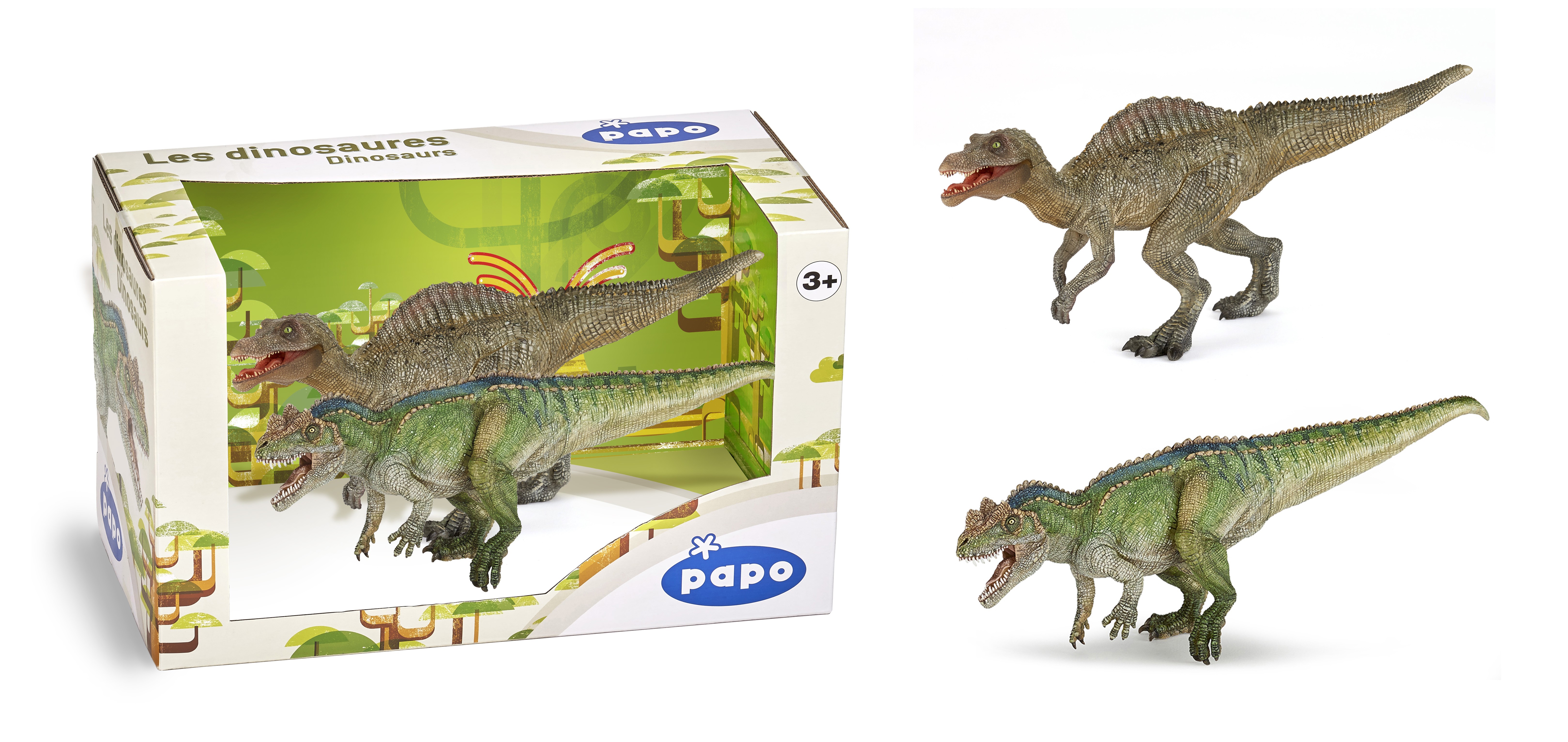 Coffret dinosaures figurines