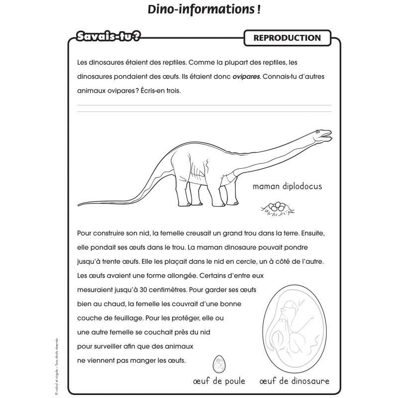 Dinosaure information