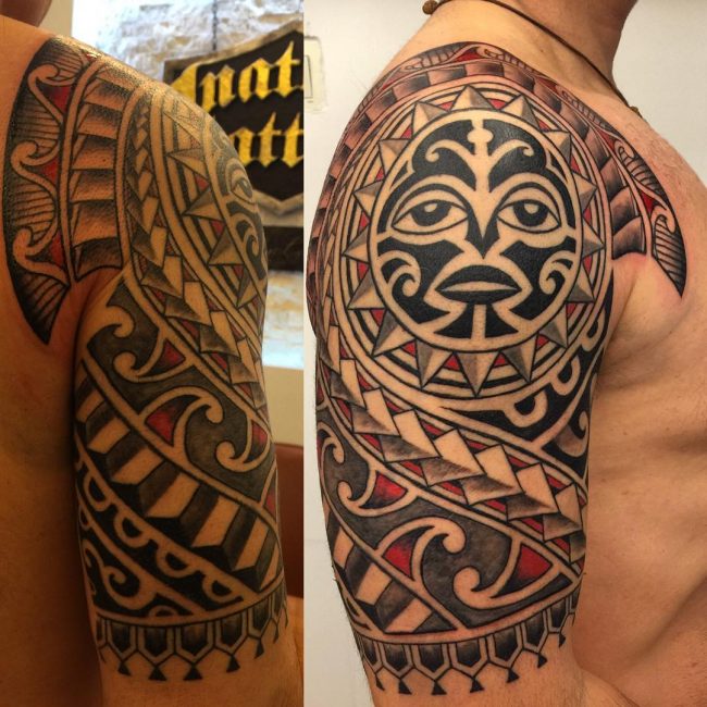 Tatouage tribal maorie