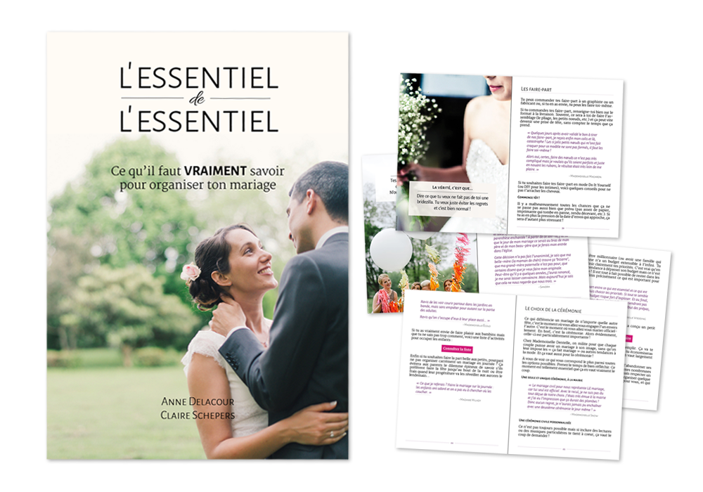 Guide planification mariage