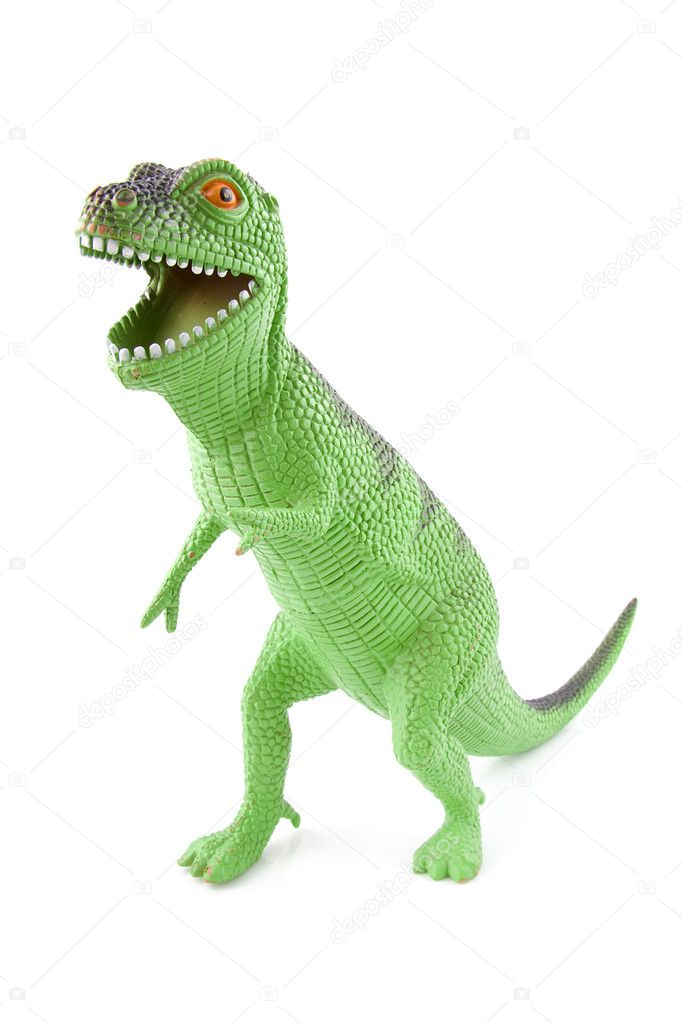 Dinosaure vert jouet
