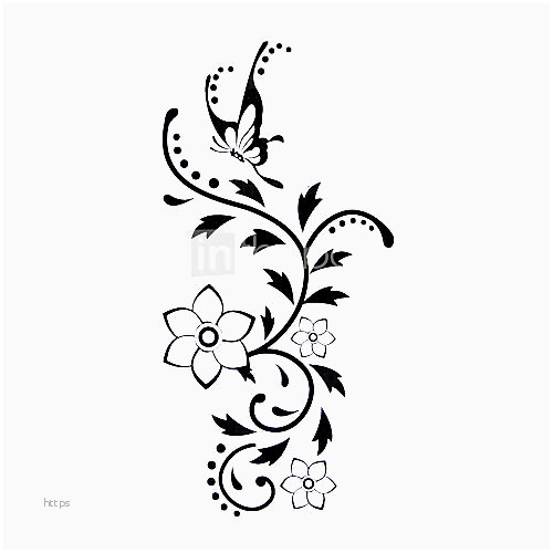 Fleur dessin tatouage