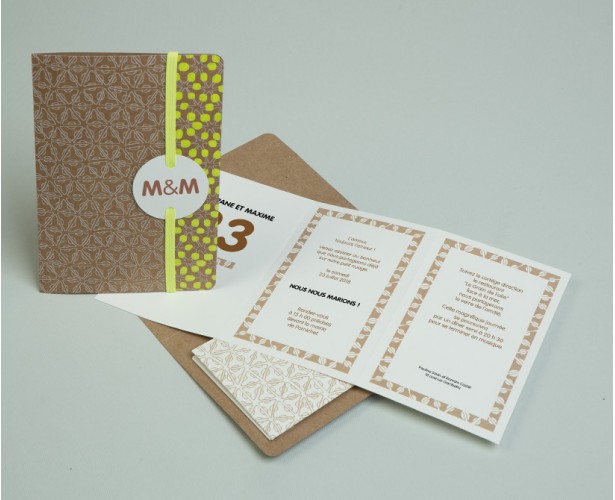 Faire part mariage tendance