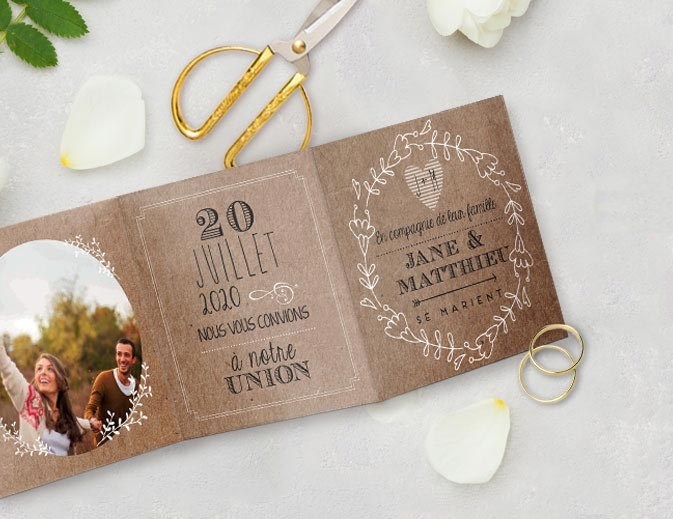 Faire un faire part de mariage