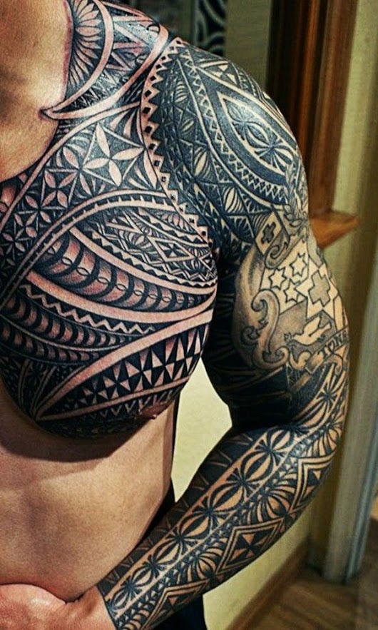 Tatouage polynesien maorie