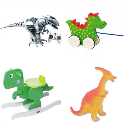 Dinosaure vert jouet