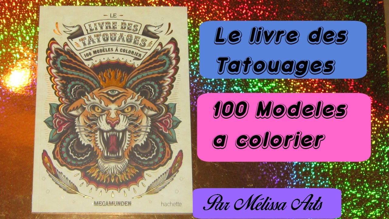Coloriage tatouage livre