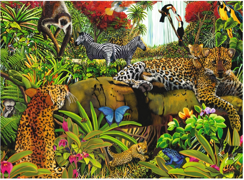 Liste des animaux de la jungle