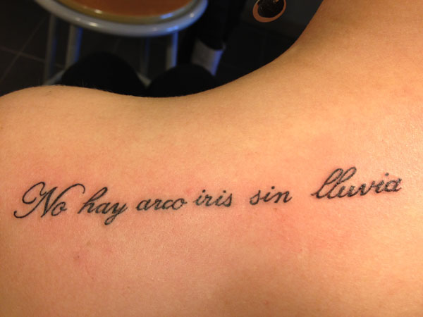 Tatouage homme avant bras simple