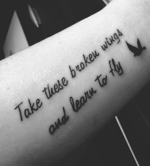 Tatouage ecriture