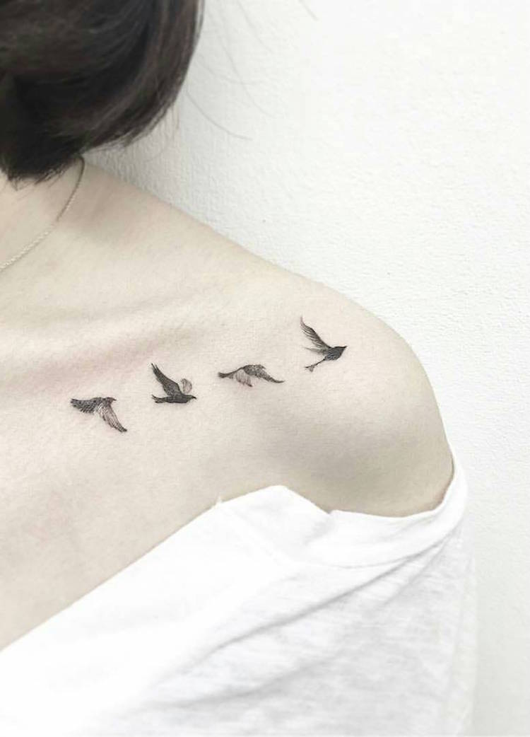 Image tatouage oiseau
