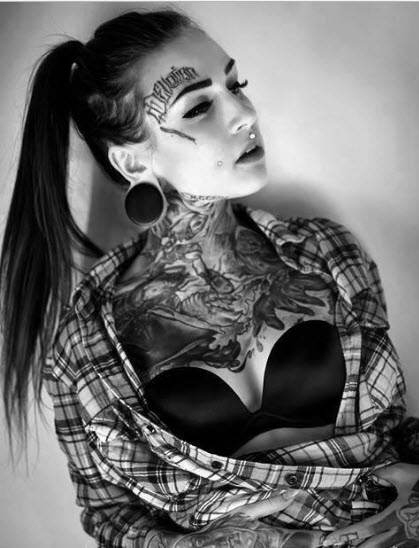 Image femme tatoué