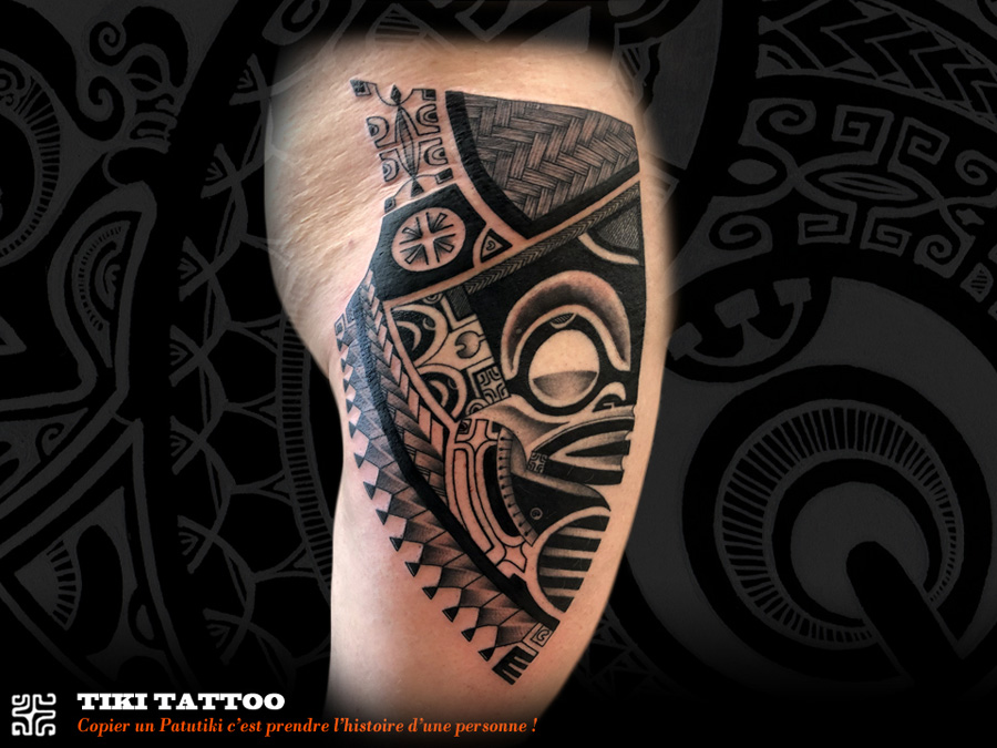 Photo tatouage polynesien