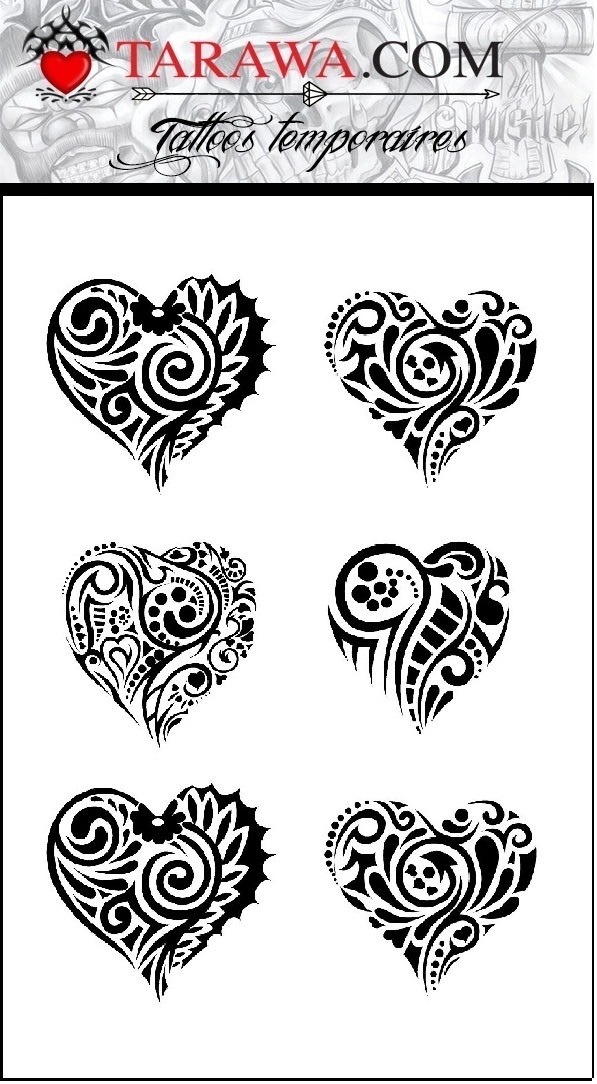Lettre tatouage polynesien