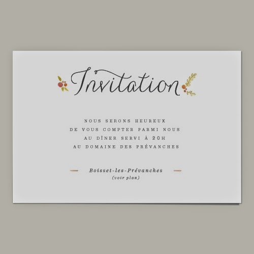 Modele invitation de mariage