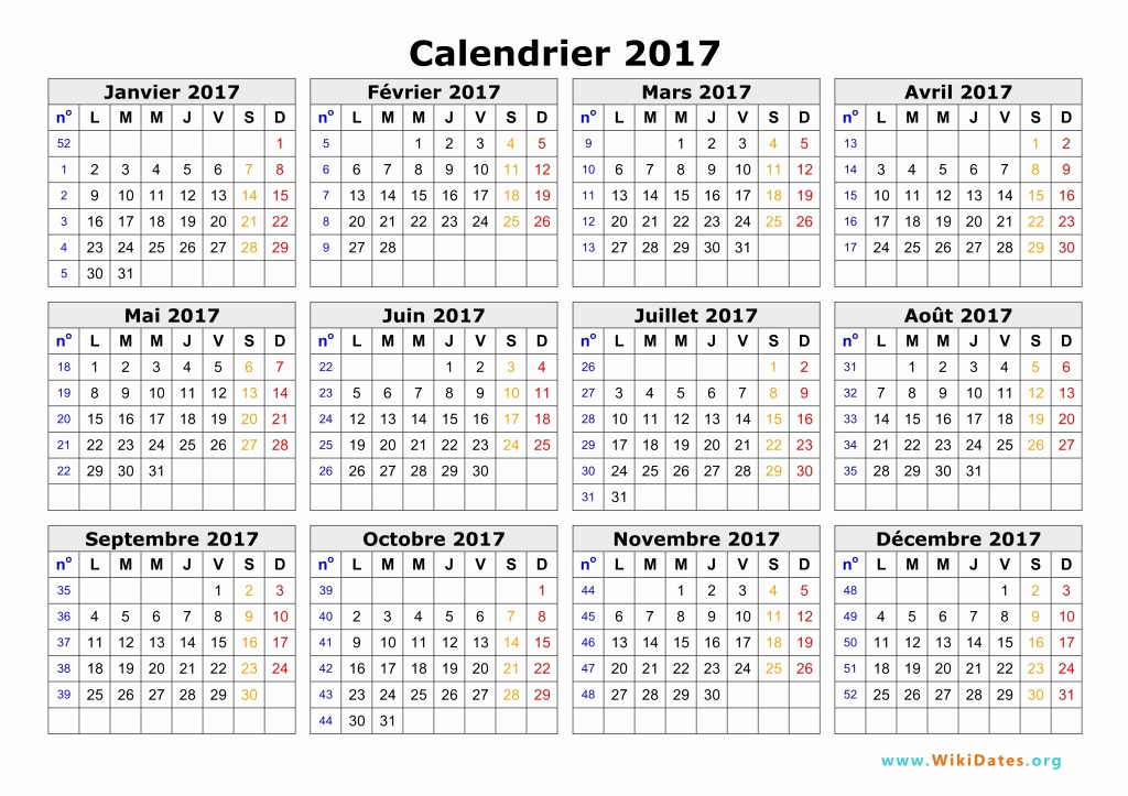Planning pdf vierge